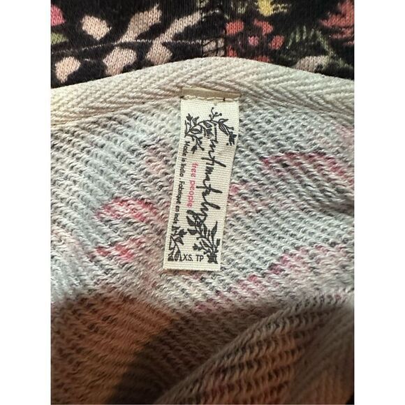 Free People No Talking Hoodie Flamingo sz XS - Picture 5 of 8
